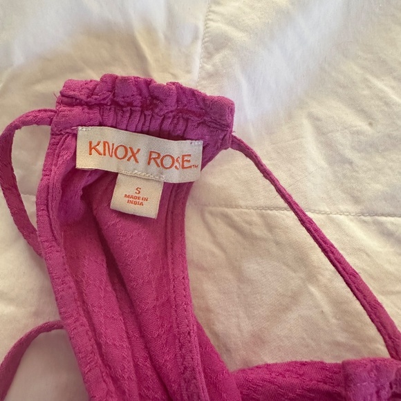 Pink Fuchsia sleeveless halter neck top - Size S - Picture 5 of 5